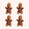 Buddy The Unicorn Plush 4PCS