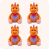 Buddy The Unicorn Plush Type C 4PCS