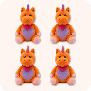 Buddy The Unicorn Plush Type C 4PCS